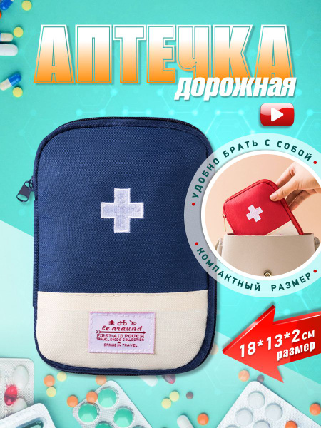 NELLI First-Aid Kit: Portable Medical Kit for Travel & Emergencies