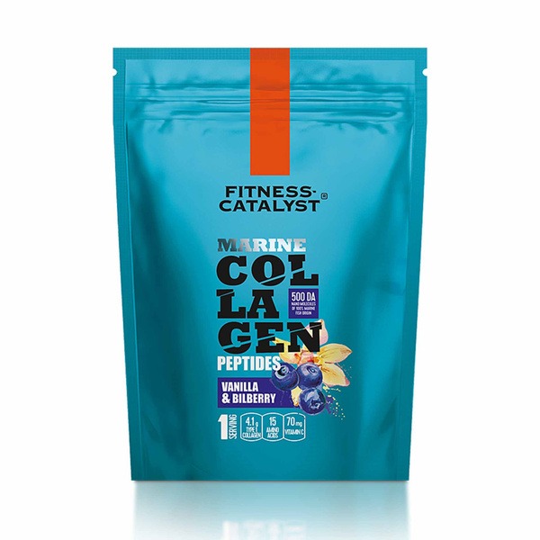 Marine Collagen Peptides with Vanilla-Blueberry Flavor - Fitness Catalyst (200g)