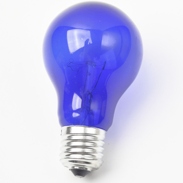 Cobalt Blue Glass Lamp (E27, 60W) - Therapeutic & Paint-Free