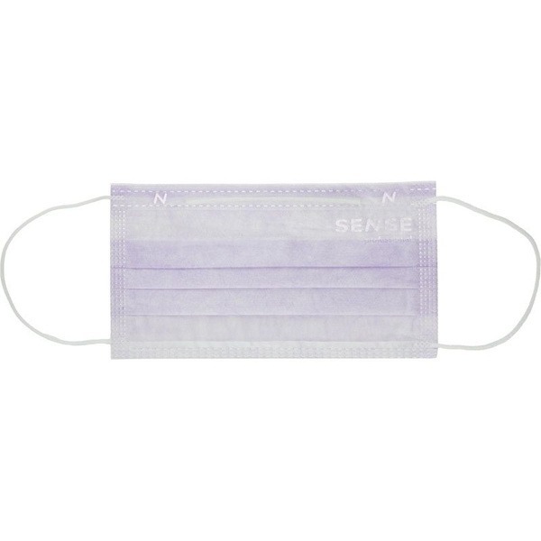 Purple Sense Medical Masks, 3-Ply, 50 Count
