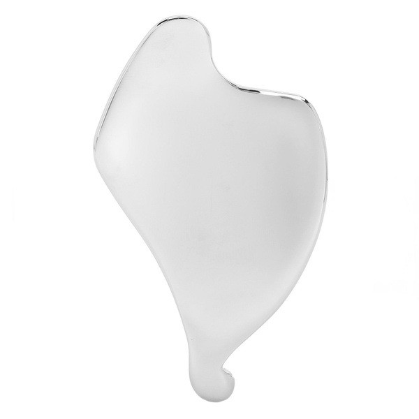 Stainless Steel Gua Sha Board for Puffiness Reduction, Lymphatic Drainage Heart Shape, Large Size