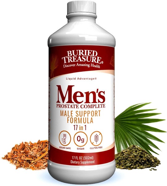 Prostate Support Supplement: 496ml Saw Palmetto & Lycopene Liquid Formula