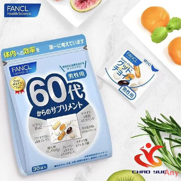 FANCL Men's 60+ Supplement - 30 Packets