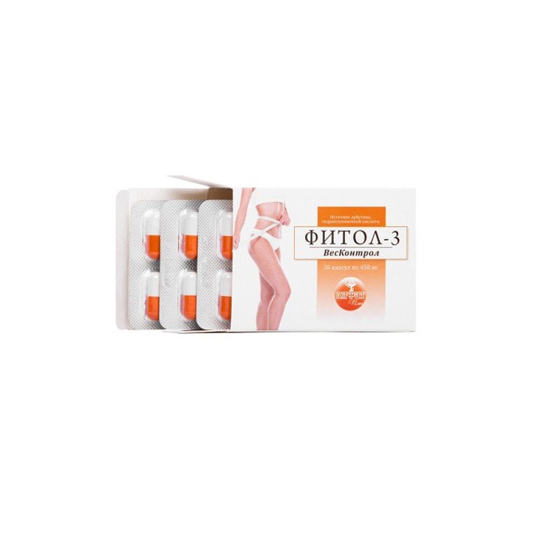 Fitol-3 Weight Control: Digestive Support & Weight Loss Supplement