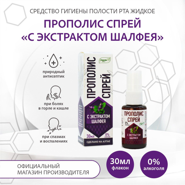 Sage Extract & Propolis Spray