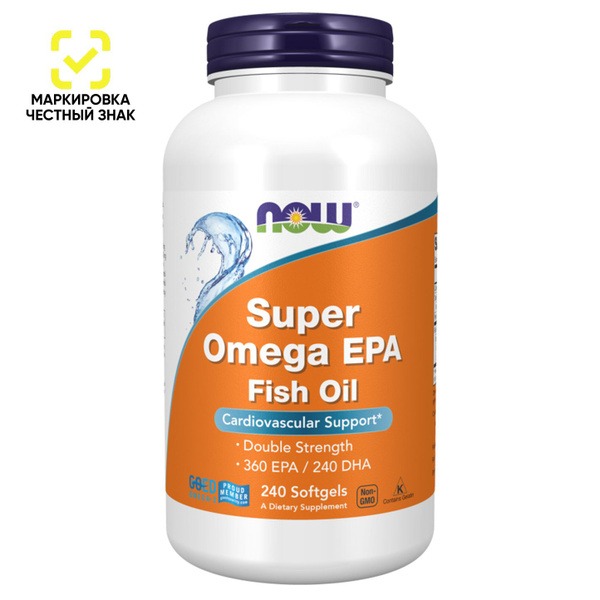 NOW Omega-3 EPA Fish Oil 2000mg - 240 Softgels