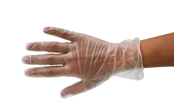 Vinyl Gloves, Size Large, 100 Count (50 Pairs)