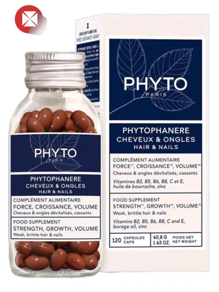 Phytosolba Phytophanere Hair & Nail Supplement - 120 Capsules