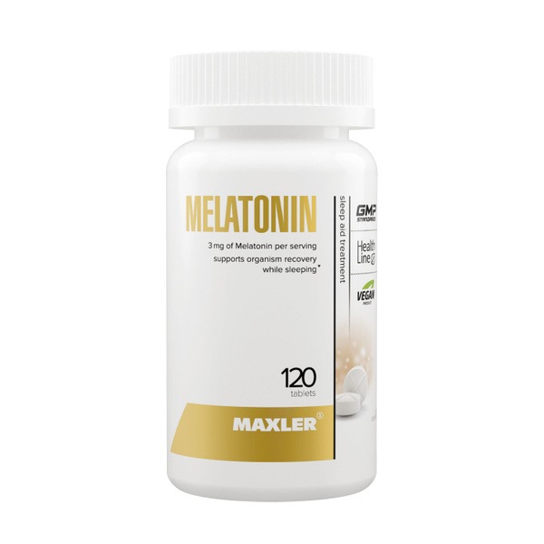 Maxler Melatonin 3mg Sleep Tablets (120 Count)