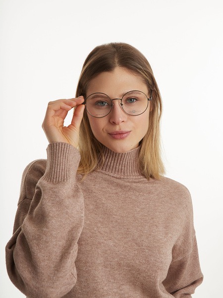InFocus by Oliver Wood Round Eyeglass Frames