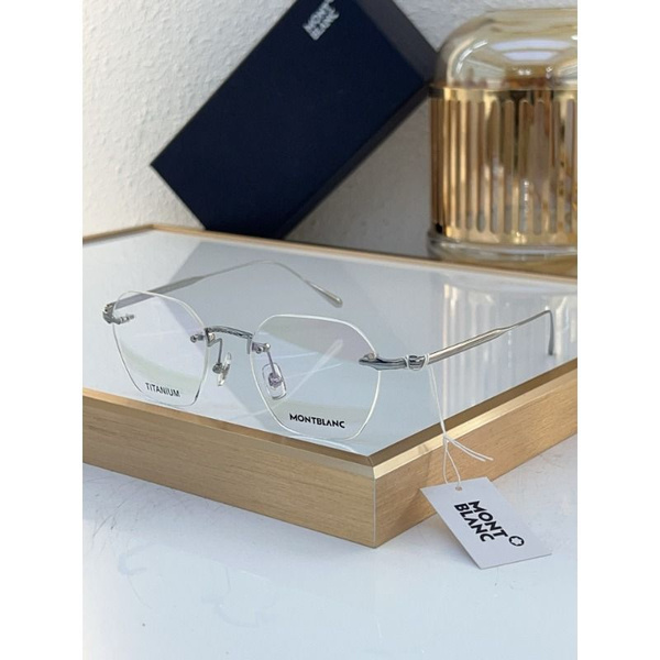 Montblanc MB0482OA Rimless Eyeglasses for Myopia