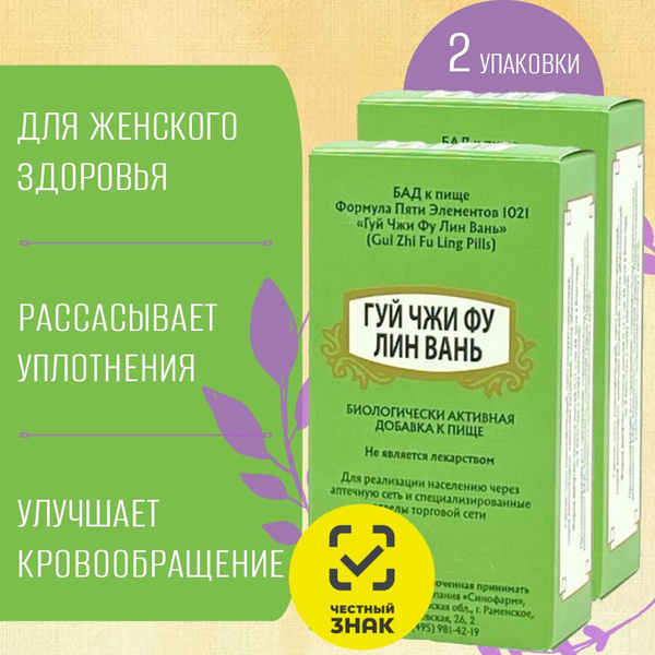 Gui Zhi Fu Ling Wan (2 Packs): Women's Health Supplement