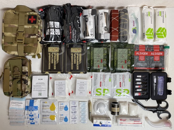 Level 1 & 2 Complete Tactical First-Aid Kits