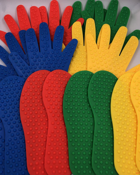 Large Sensory Massage Mat Set (16 Pcs): Hand & Foot Massagers for Kids