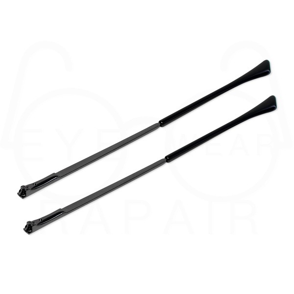 Metal Eyeglass Repair Sleeves with Flex Arm - 3.6x0.8x140mm - Dark Gray