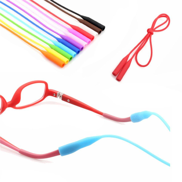 Silicone Eyeglass Holders and Sunglass Straps (12 Colors)