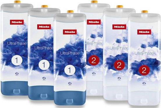 Miele UltraPhase 1&2 Premium Laundry Detergent Duo (6-Pack)