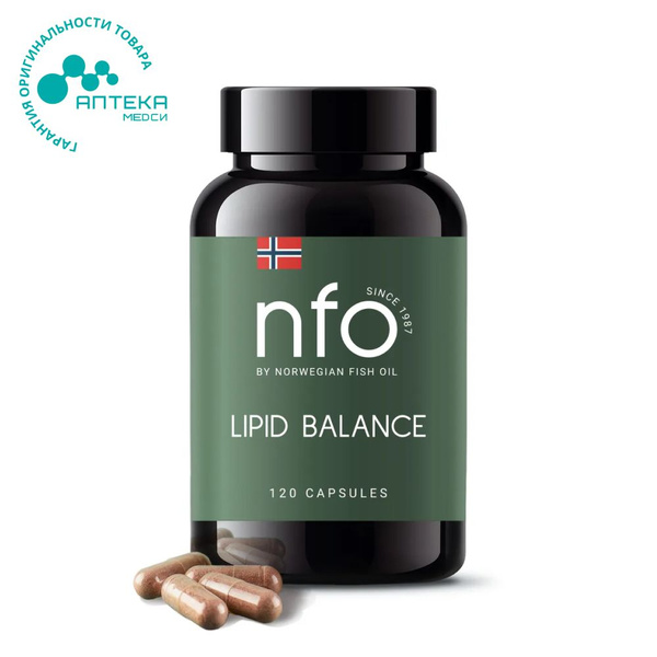 Norwegian Fish Oil Lipid Balance Capsules (120 Count)