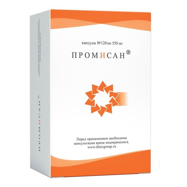 Promisan Capsules 120 Count (0.55g Each)