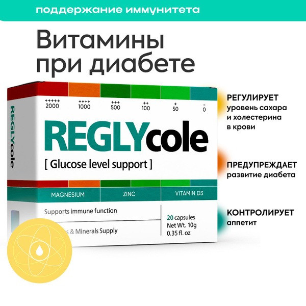 Reglycole: Vitamins for Diabetes to Support Blood Sugar Control & Overall Health