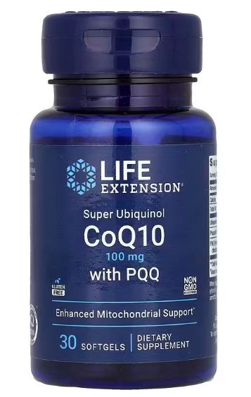 Super Ubiquinol CoQ10 100mg: Enhanced Mitochondrial Support & Recovery