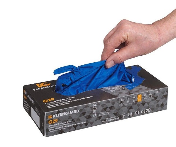 Nitrile-Neoprene Extended Length Gloves (29.5cm) - Kleenguard G29 - Blue XS (50 Pair)