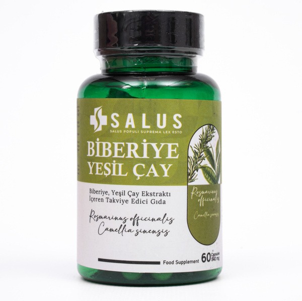 Rosemary & Camellia Detox Supplement: 540mg, 60 Capsules (Turkey)