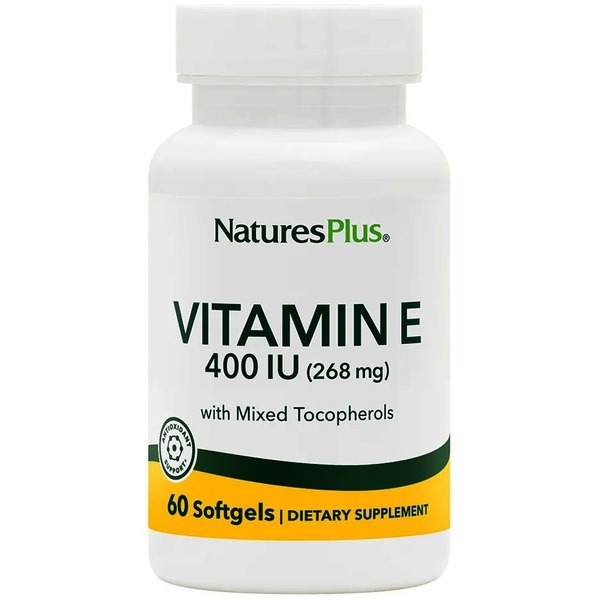 NaturesPlus Vitamin E 400 IU (268mg) - 60 Softgels