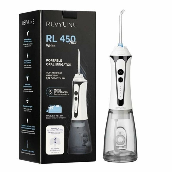Revyline RL450 Water Flosser: Portable Oral Irrigator for Braces & Teeth Cleaning