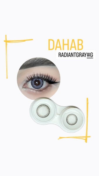 Dahab Colored Contact Lenses: 0.00 Power, 12-Month Supply