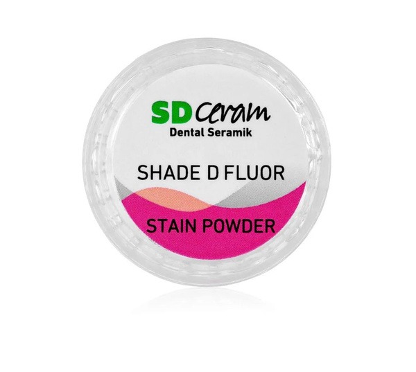 SD Ceram Stain Powder: Fluorite Shade D - 3g