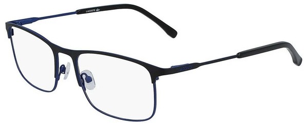 Men's Lacoste 2252/001 Blue Rectangular Eyeglass Frames