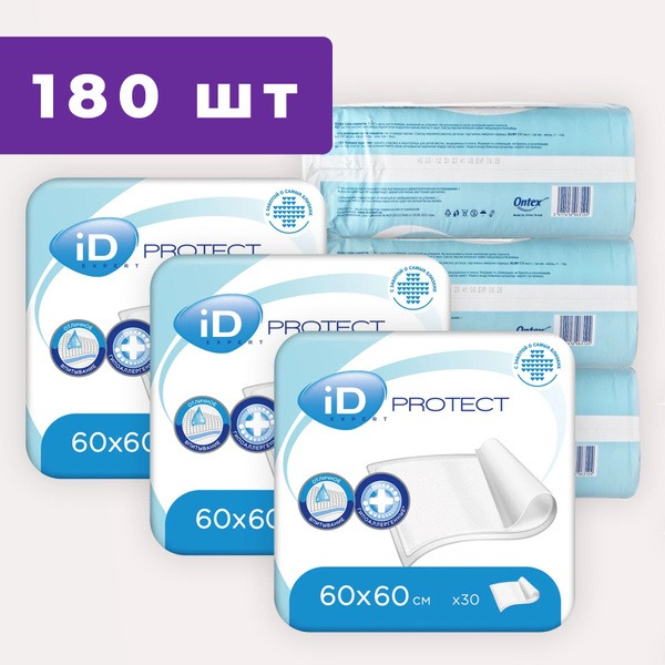 Adult & Baby Disposable Medical Underpads 60x60cm - 180 Count