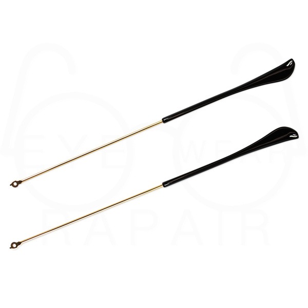 Gold Metal Ray-Ban Eyeglass Arms (3.3x1.0x146mm)