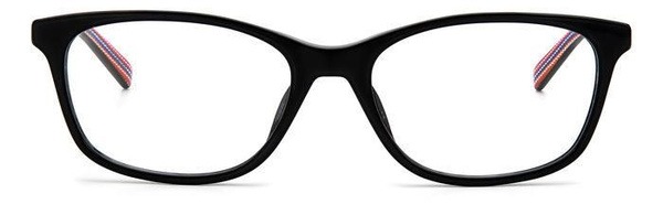 Black Acetate Rectangular M Missoni MMI 0008 807 Women's Eyeglasses