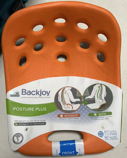 BackJoy Orange Posture Corrector Cushion