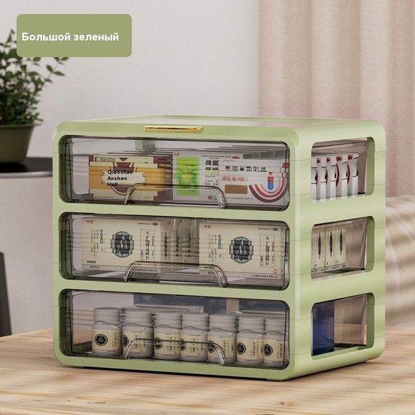 Large Lockable Medicine Organizer & Storage Container (8-34L)