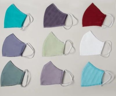 Cotton Face Masks (10 Pack), Assorted Colors