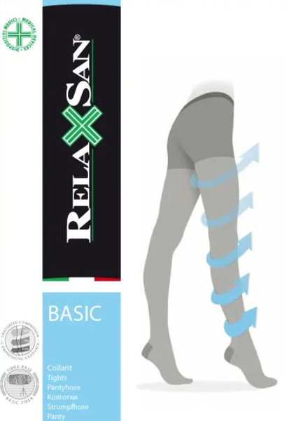 Relaxsan Beige Compression Stockings, Class 1 Compression