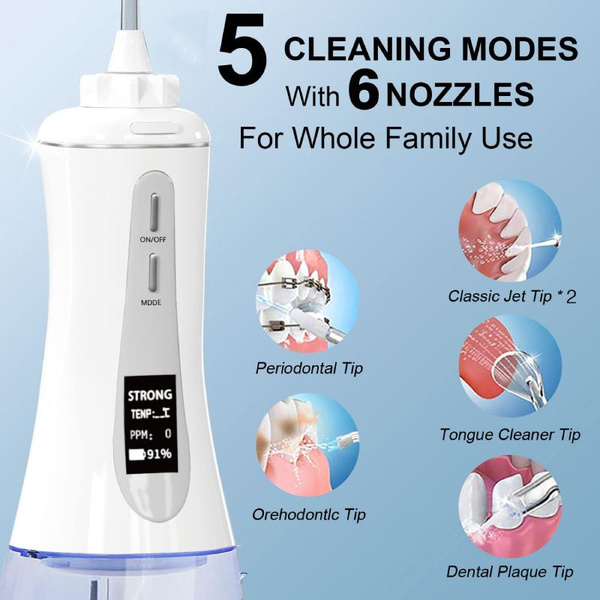 Portable Oral Irrigator: 14 Tips for Braces, Implants, Crowns & Tongue Cleaning