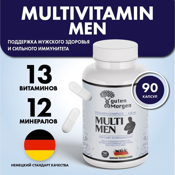 Men's Multivitamin: Energy, Stamina & Immune Support