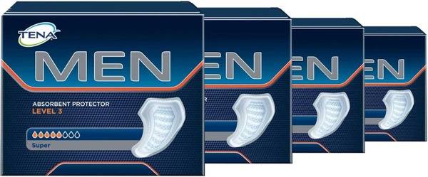 Tena Men Level 3 Underwear: 64 Count (4 x 16)