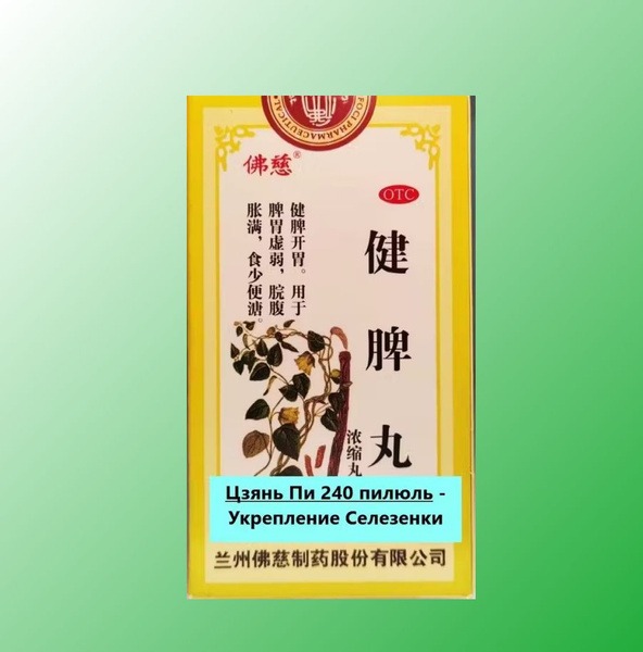 Jian Pi Wan (240 Pills): Spleen & Stomach Health Supplement for Digestion