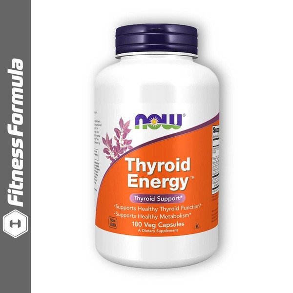 Thyroid Energy Supplement: 180 Capsules for Thyroid Support