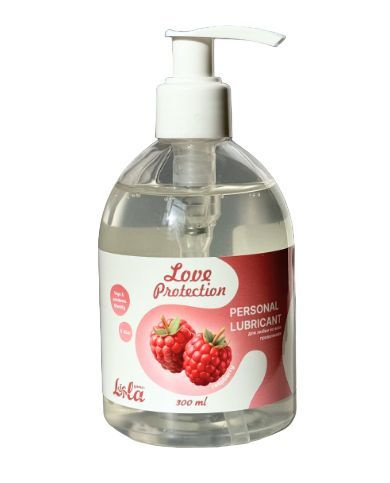 Love Protection Raspberry Water-Based Lubricant (300ml)
