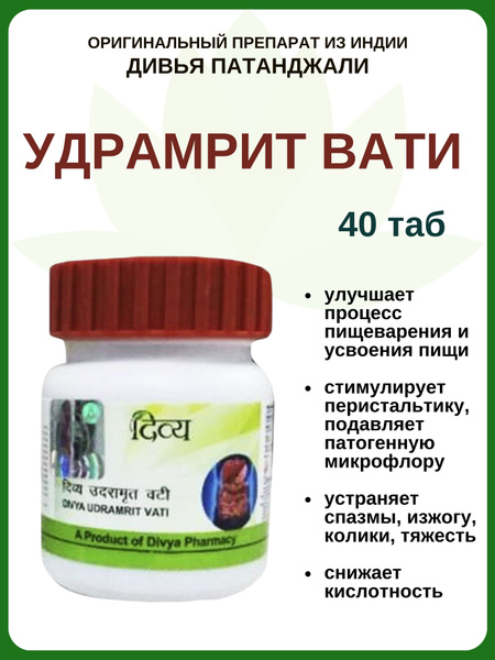 Patanjali Udramrit Vati Tablets (40 Count)