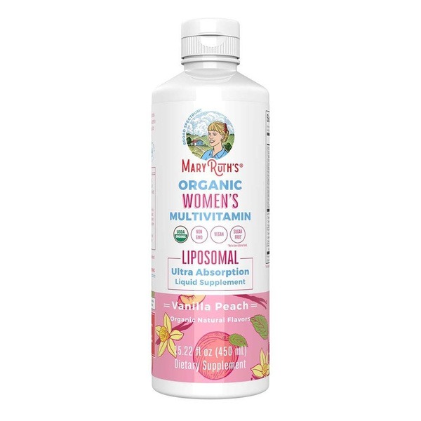 Mary Ruth's Organic Liquid Women's Multivitamin (Vanilla Peach)