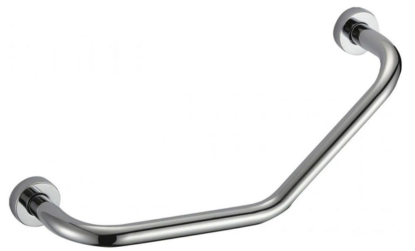Curved Metal Bathroom Handrail