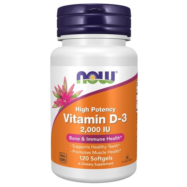 High-Potency Vitamin D3 2000 IU (120 Capsules)