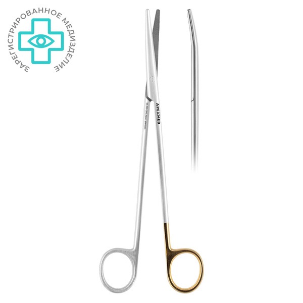 Apexmed Baby Metzenbaum Surgical Scissors: 200mm, Sharp, Curved